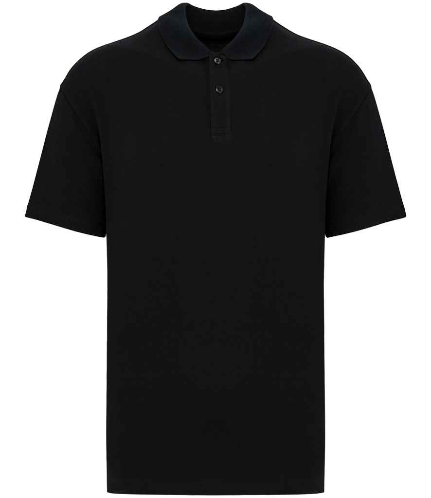 Organic Drop Shoulder Polo Shirt: Mens