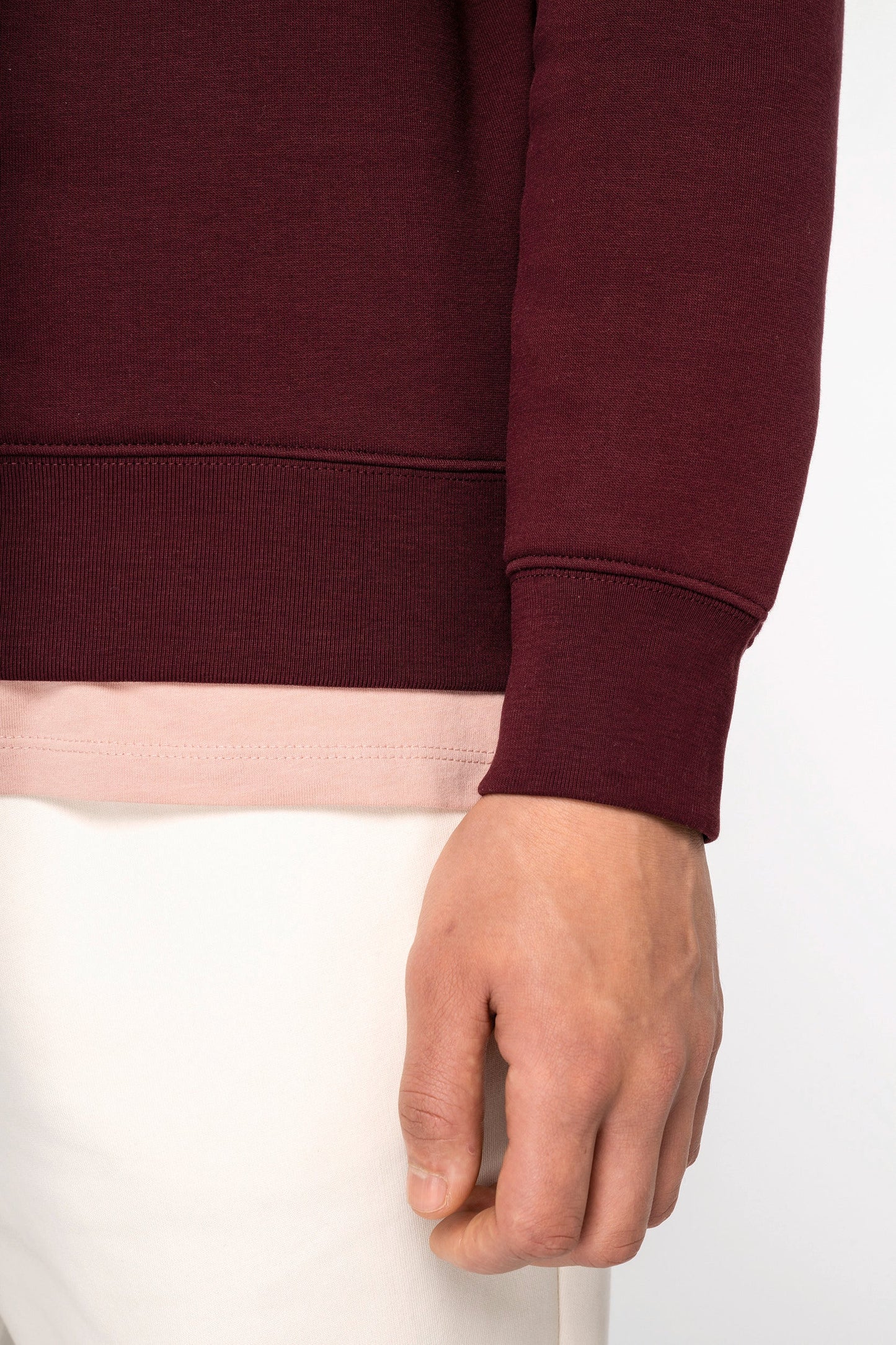 Organic Quarter Zip Sweatshirt: Mens