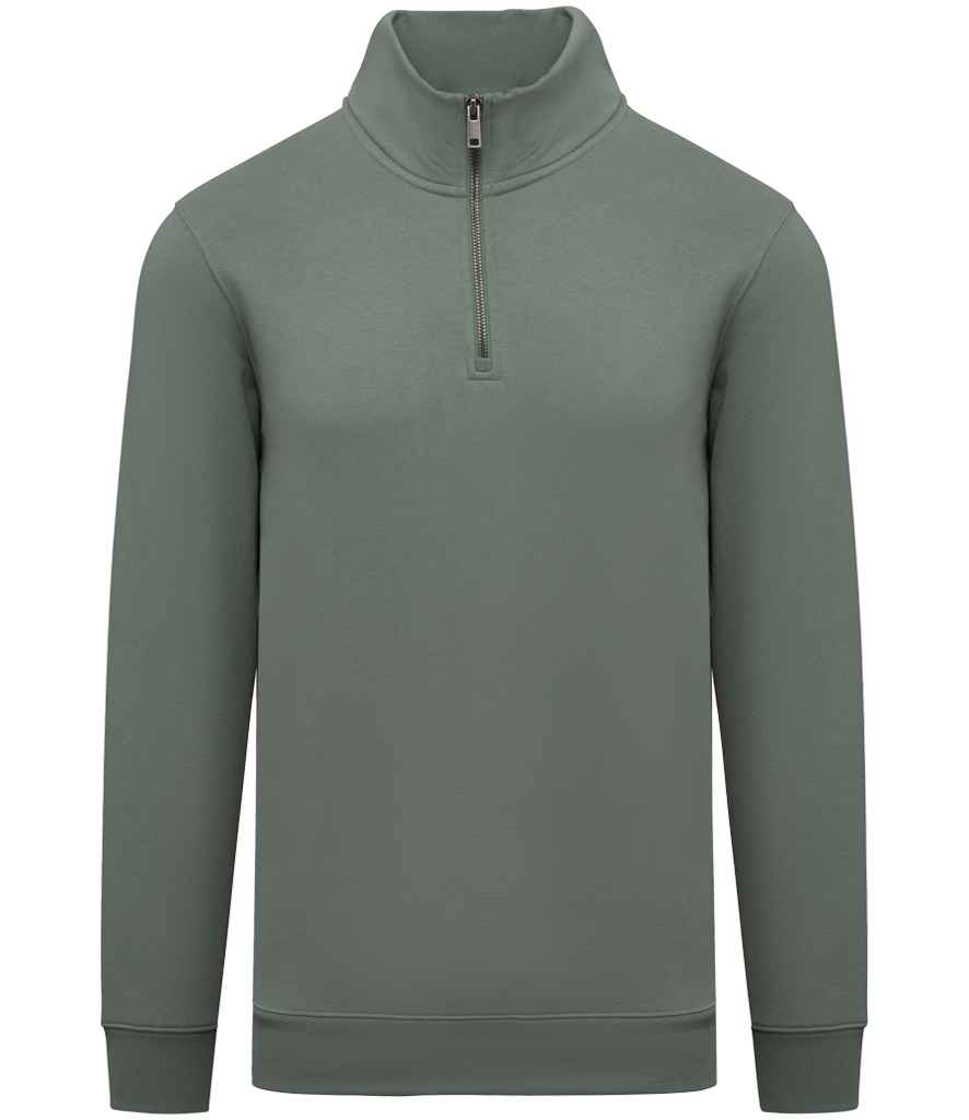 Organic Quarter Zip Sweatshirt: Mens