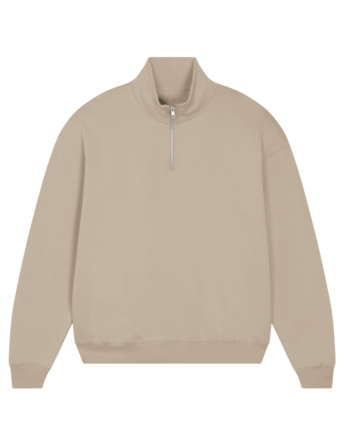 Organic Boxy Quarter Zip Sweatshirt: Unisex