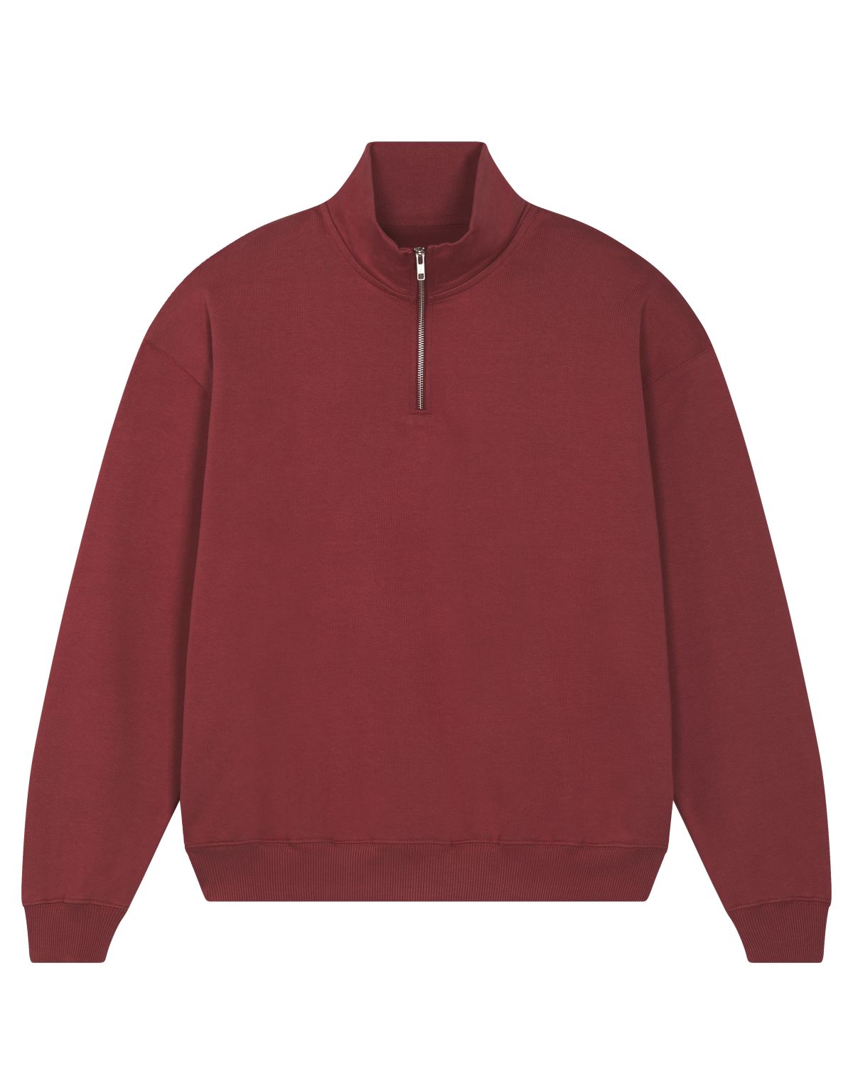 Organic Boxy Quarter Zip Sweatshirt: Unisex