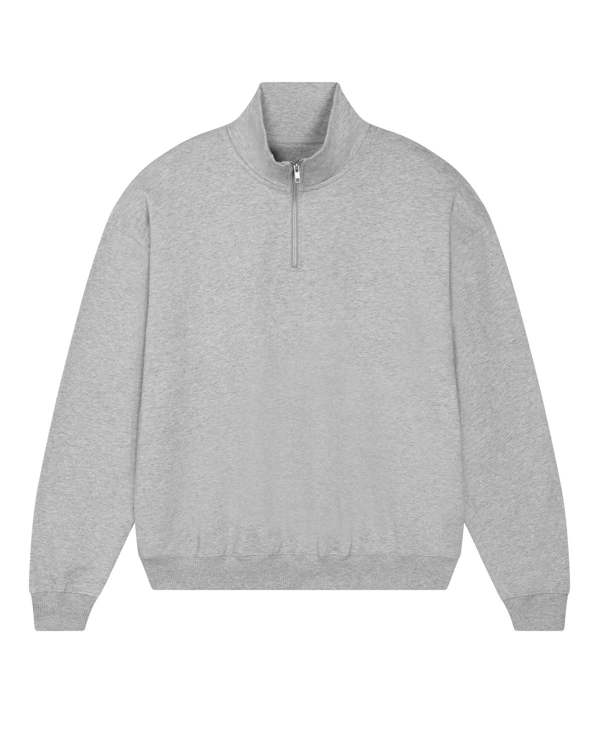Organic Boxy Quarter Zip Sweatshirt: Unisex