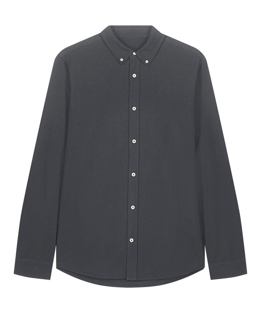 Organic Cotton Oxford Long Sleeve Shirt: Mens