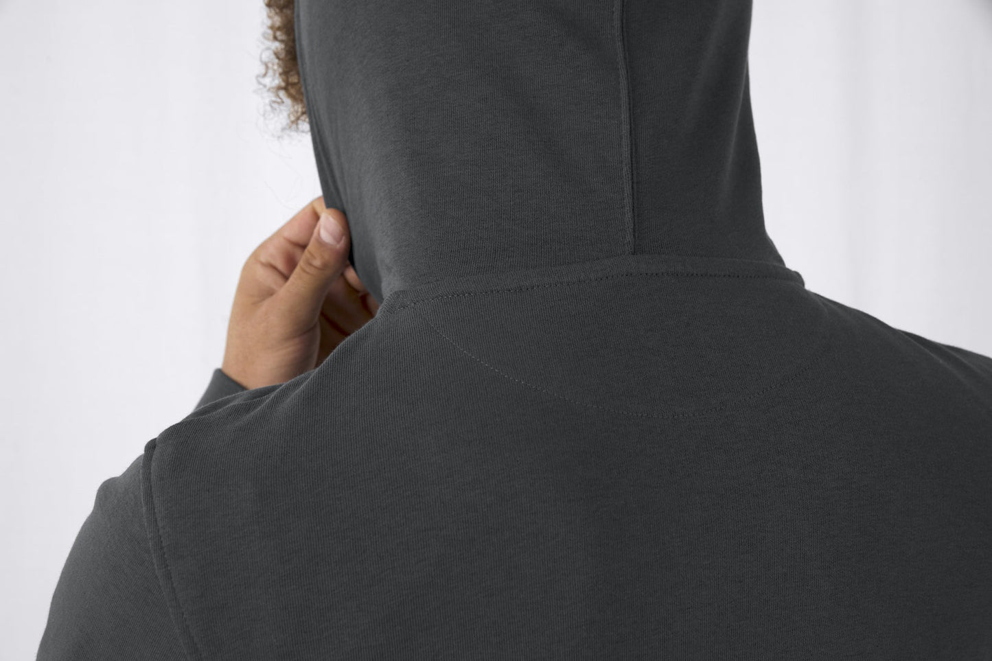 Organic Essential Zipped Hoodie: Mens