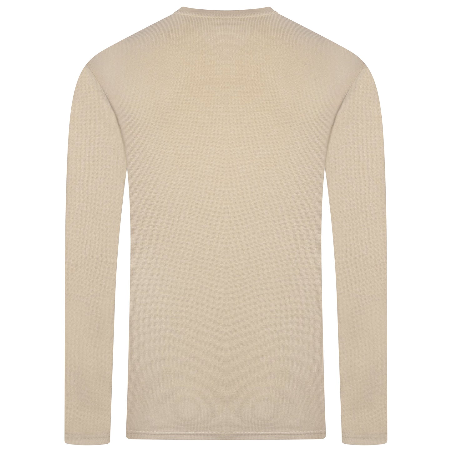 Henley Waffle Knit Long Sleeve Top