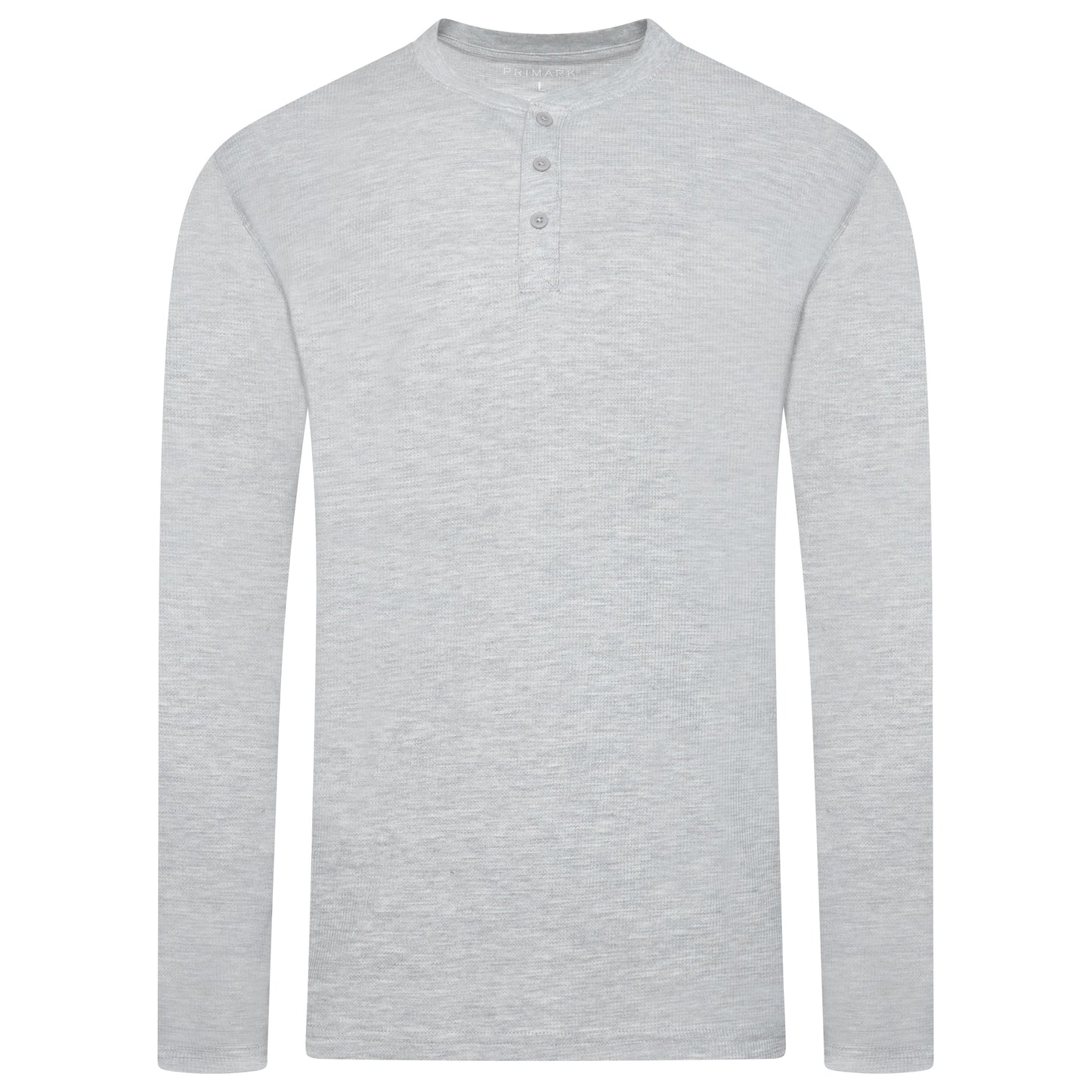 Henley Waffle Knit Long Sleeve Top